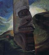 Emily Carr A Skidegate Pole oil painting picture wholesale